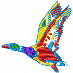 Ducks And Goose Embroidery Design 5